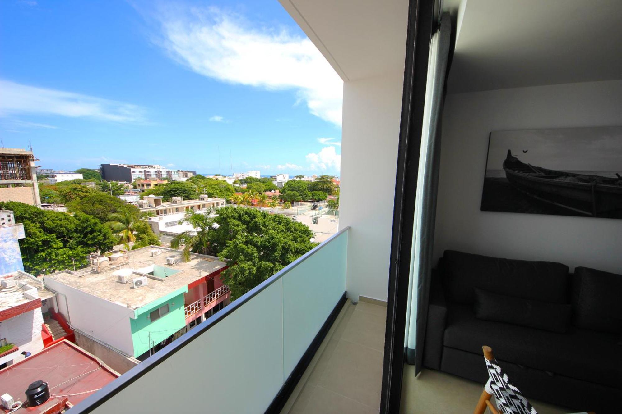 Apartment Near The Beach, Rooftop, Pool, Sea View. Playa del Carmen Exteriör bild