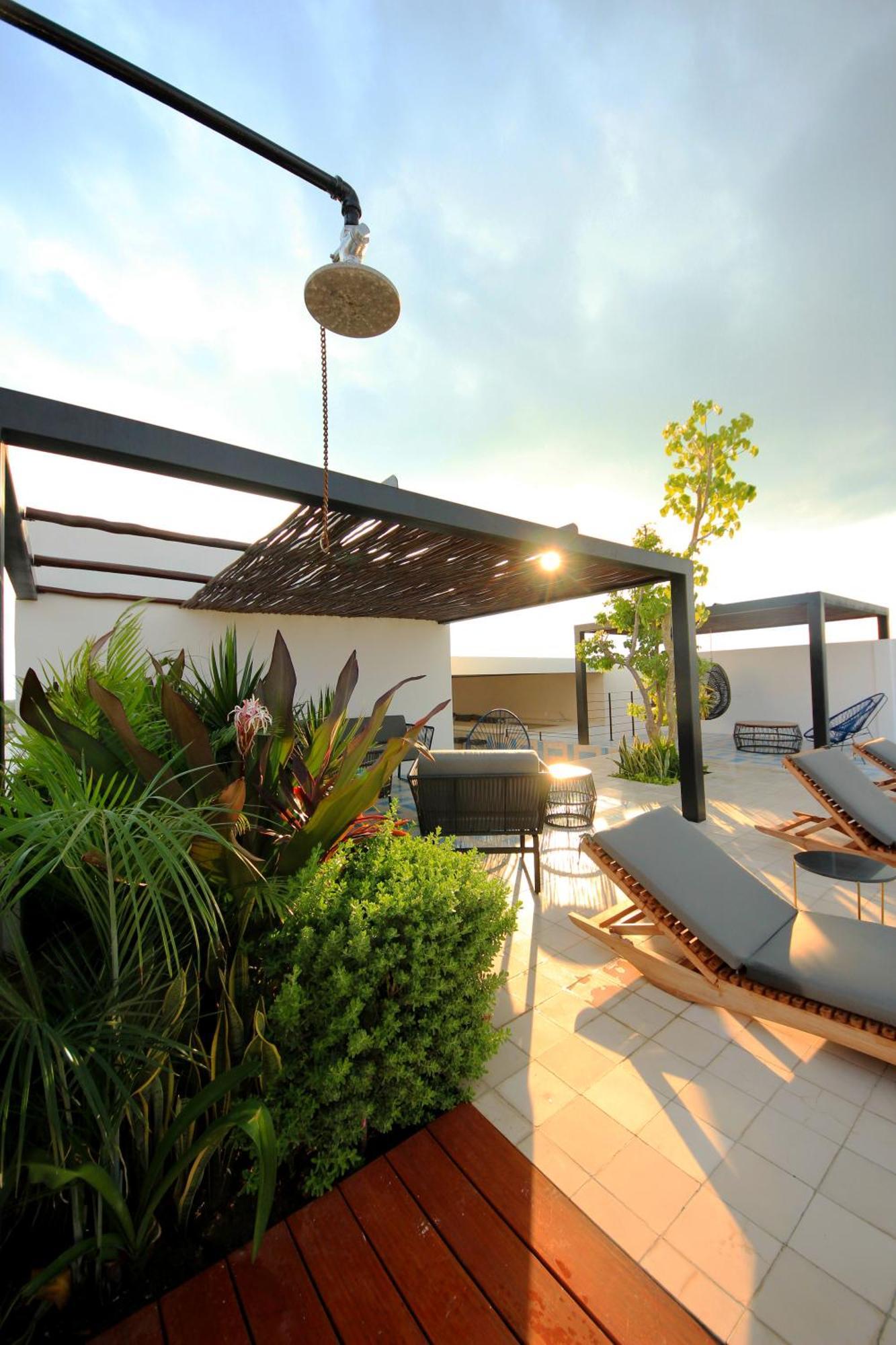 Apartment Near The Beach, Rooftop, Pool, Sea View. Playa del Carmen Exteriör bild