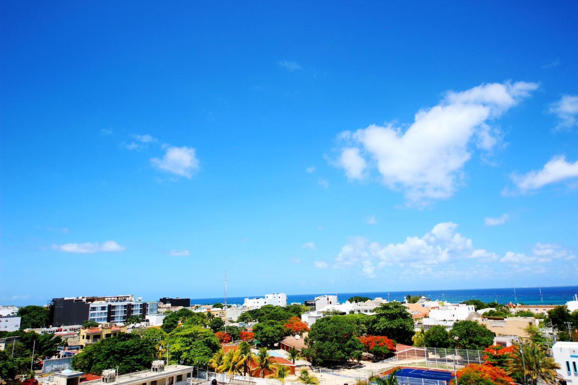 Apartment Near The Beach, Rooftop, Pool, Sea View. Playa del Carmen Exteriör bild