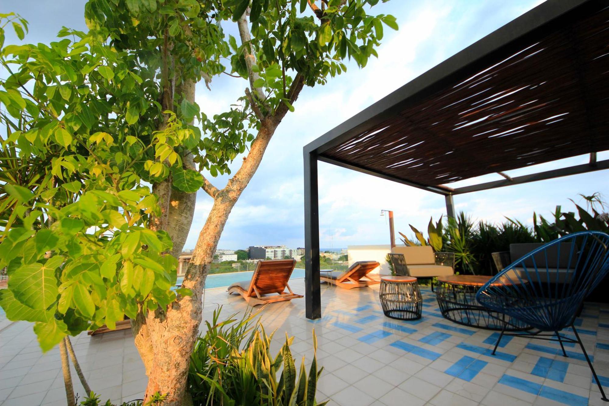 Apartment Near The Beach, Rooftop, Pool, Sea View. Playa del Carmen Exteriör bild