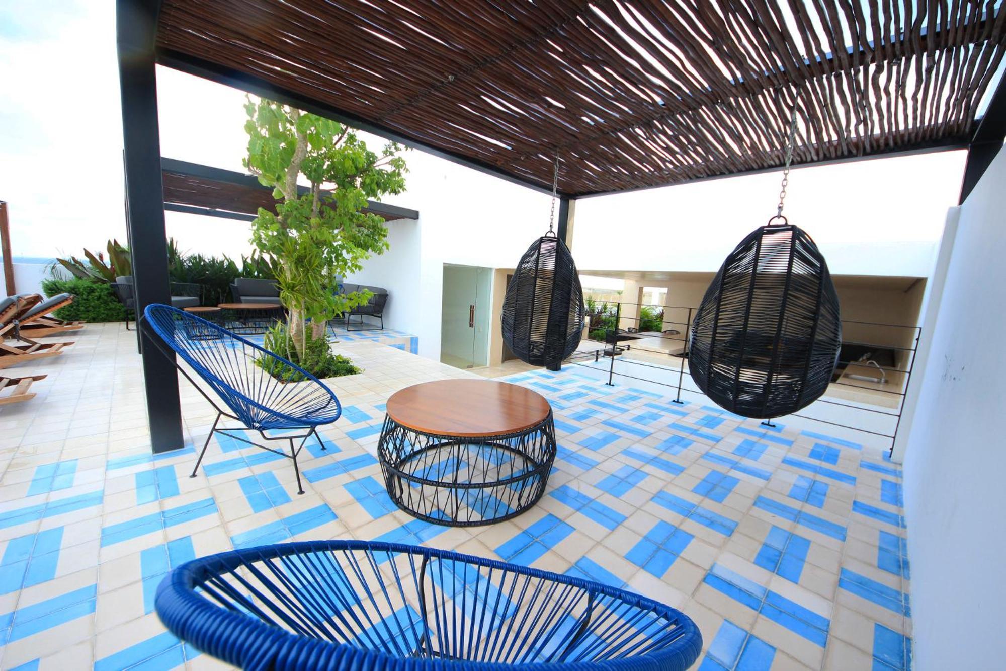 Apartment Near The Beach, Rooftop, Pool, Sea View. Playa del Carmen Exteriör bild